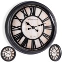 Zegar ścienny na ścianę czarny 50cm VILDE 569606