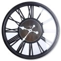 Zegar ścienny na ścianę czarny 50cm VILDE 569888
