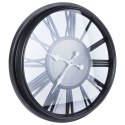 Zegar ścienny na ścianę czarny 50cm VILDE 569888