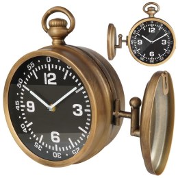 Zegar ścienny na ścianę czarny dwustronny 28.5cm VILDE 569437