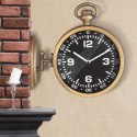 Zegar ścienny na ścianę czarny dwustronny 28.5cm VILDE 569437