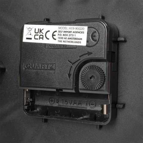 Zegar ścienny na ścianę czarny dwustronny 28.5cm VILDE 569437