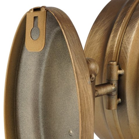 Zegar ścienny na ścianę czarny dwustronny 28.5cm VILDE 569437