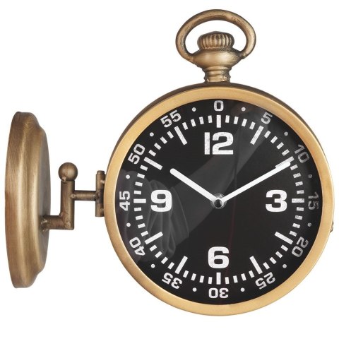 Zegar ścienny na ścianę czarny dwustronny 28.5cm VILDE 569437
