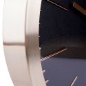 Zegar ścienny na ścianę czarny złoty 30cm VILDE 569657-C
