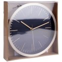 Zegar ścienny na ścianę czarny złoty 30cm VILDE 569657-C
