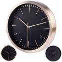 Zegar ścienny na ścianę czarny złoty 30cm VILDE 569657-C