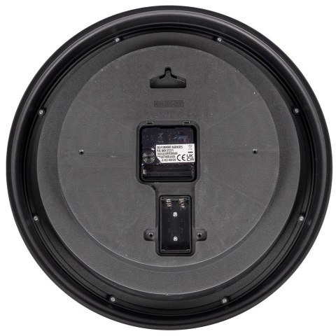 Zegar ścienny na ścianę czarny złoty ruchome koła zębate 35cm VILDE 569260