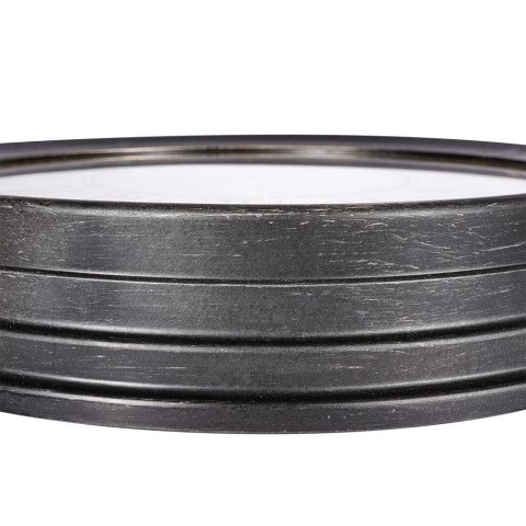 Zegar ścienny na ścianę czarny złoty ruchome koła zębate 35cm VILDE 569260