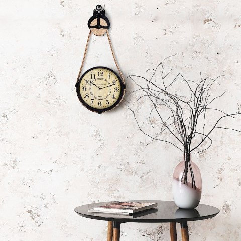 Zegar ścienny na ścianę metalowy 30cm VILDE 569036