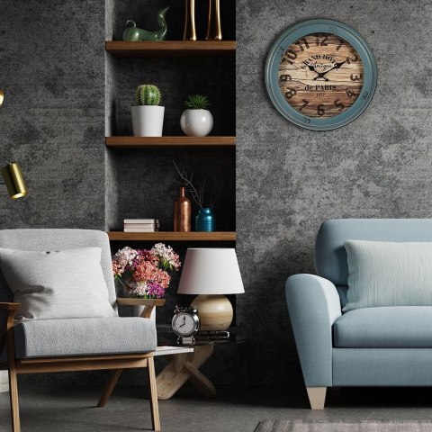 Zegar ścienny na ścianę metalowy 41cm SEGNALE 569274