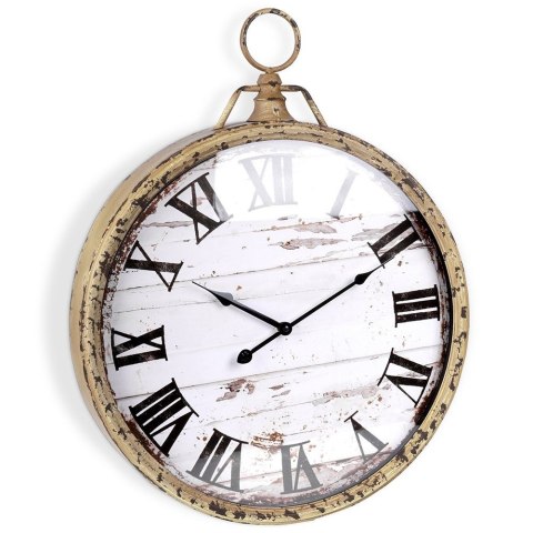 Zegar ścienny na ścianę metalowy 60x48cm VILDE 569604
