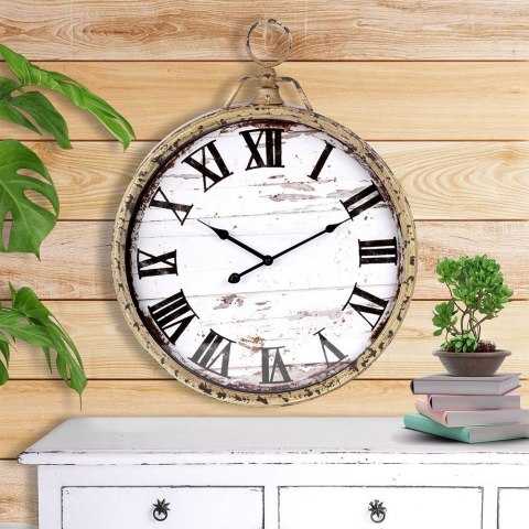 Zegar ścienny na ścianę metalowy 60x48cm VILDE 569604