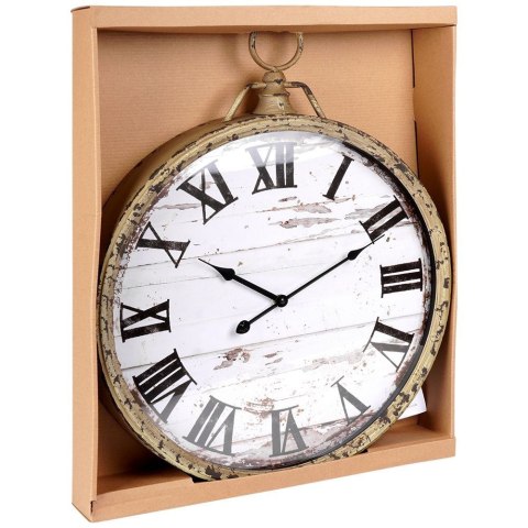 Zegar ścienny na ścianę metalowy 60x48cm VILDE 569604