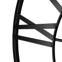 Zegar ścienny na ścianę metalowy czarny 45cm VILDE 569569