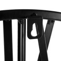 Zegar ścienny na ścianę metalowy czarny 45cm VILDE 569569