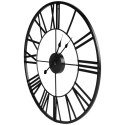Zegar ścienny na ścianę metalowy czarny 45cm VILDE 569569