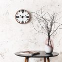 Zegar ścienny na ścianę metalowy czarny 70cm VILDE 569023
