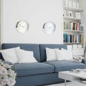 Zegar ścienny na ścianę srebrny 20cm VILDE 569370-S
