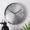 Zegar ścienny na ścianę srebrny 30cm VILDE 569887-S