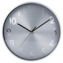 Zegar ścienny na ścianę srebrny 30cm VILDE 569887-S