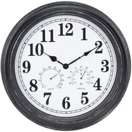 Zegar ścienny na ścianę zewnętrzny z termometrem higrometrem 40cm SEGNALE 569100