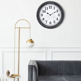 Zegar ścienny na ścianę zewnętrzny z termometrem higrometrem 40cm SEGNALE 569100