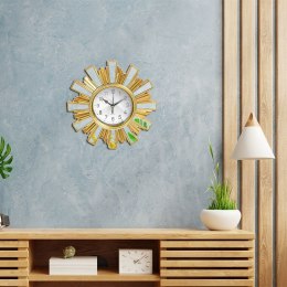 Zegar ścienny na ścianę złoty 24.5cm VILDE 569323-W3