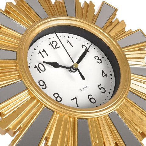Zegar ścienny na ścianę złoty 24.5cm VILDE 569323-W3