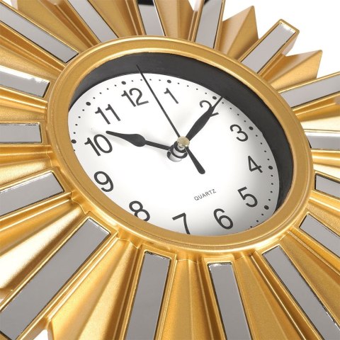 Zegar ścienny na ścianę złoty 25.5cm VILDE 569323-W2