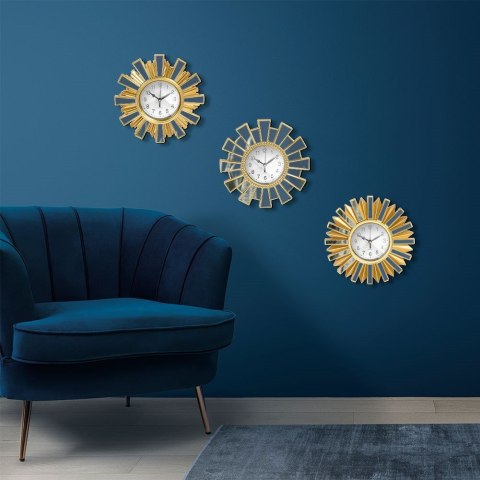 Zegar ścienny na ścianę złoty 25.5cm VILDE 569323-W2