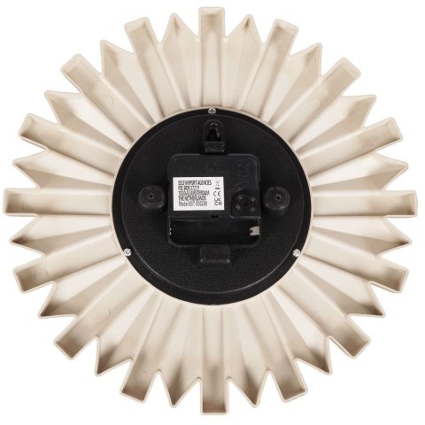 Zegar ścienny na ścianę złoty 25.5cm VILDE 569323-W2