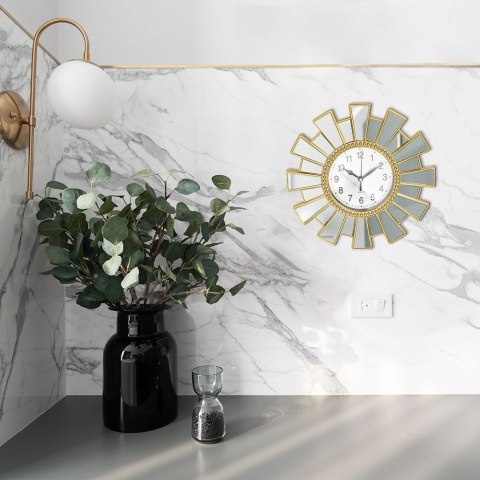 Zegar ścienny na ścianę złoty 25cm VILDE 569323-W1
