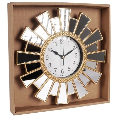 Zegar ścienny na ścianę złoty 25cm VILDE 569323-W1