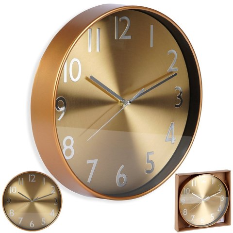 Zegar ścienny na ścianę złoty 30cm VILDE 569887-Z