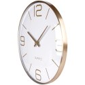 Zegar ścienny na ścianę złoty biały 30cm VILDE 569610-B