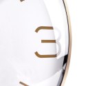 Zegar ścienny na ścianę złoty biały 30cm VILDE 569610-B