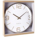 Zegar ścienny na ścianę złoty biały 30cm VILDE 569610-B