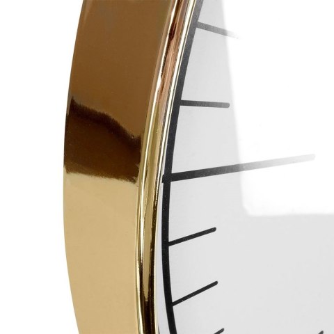 Zegar ścienny na ścianę złoty biały 50cm SEGNALE 569607