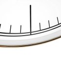 Zegar ścienny na ścianę złoty biały 50cm SEGNALE 569607