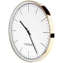 Zegar ścienny na ścianę złoty biały 50cm SEGNALE 569607