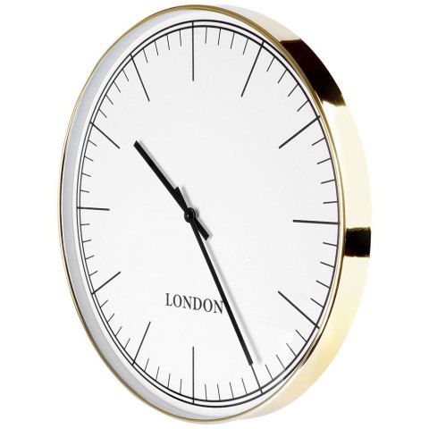 Zegar ścienny na ścianę złoty biały 50cm SEGNALE 569607