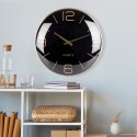Zegar ścienny na ścianę złoty czarny 30cm VILDE 569610-C