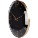 Zegar ścienny na ścianę złoty czarny 30cm VILDE 569610-C