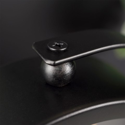 Zegar stołowy czarny 18.5cm VILDE 569600-C