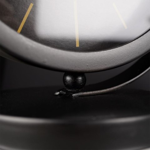 Zegar stołowy czarny 18.5cm VILDE 569600-C