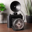 Zegar stołowy metalowy aparat 32cm HOME STYLING COLLECTION 832122