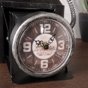Zegar stołowy metalowy aparat 32cm HOME STYLING COLLECTION 832122