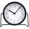 Zegar stołowy metalowy czarny 17.5cm VILDE 569603
