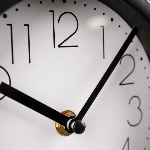 Zegar stołowy metalowy czarny 17.5cm VILDE 569603